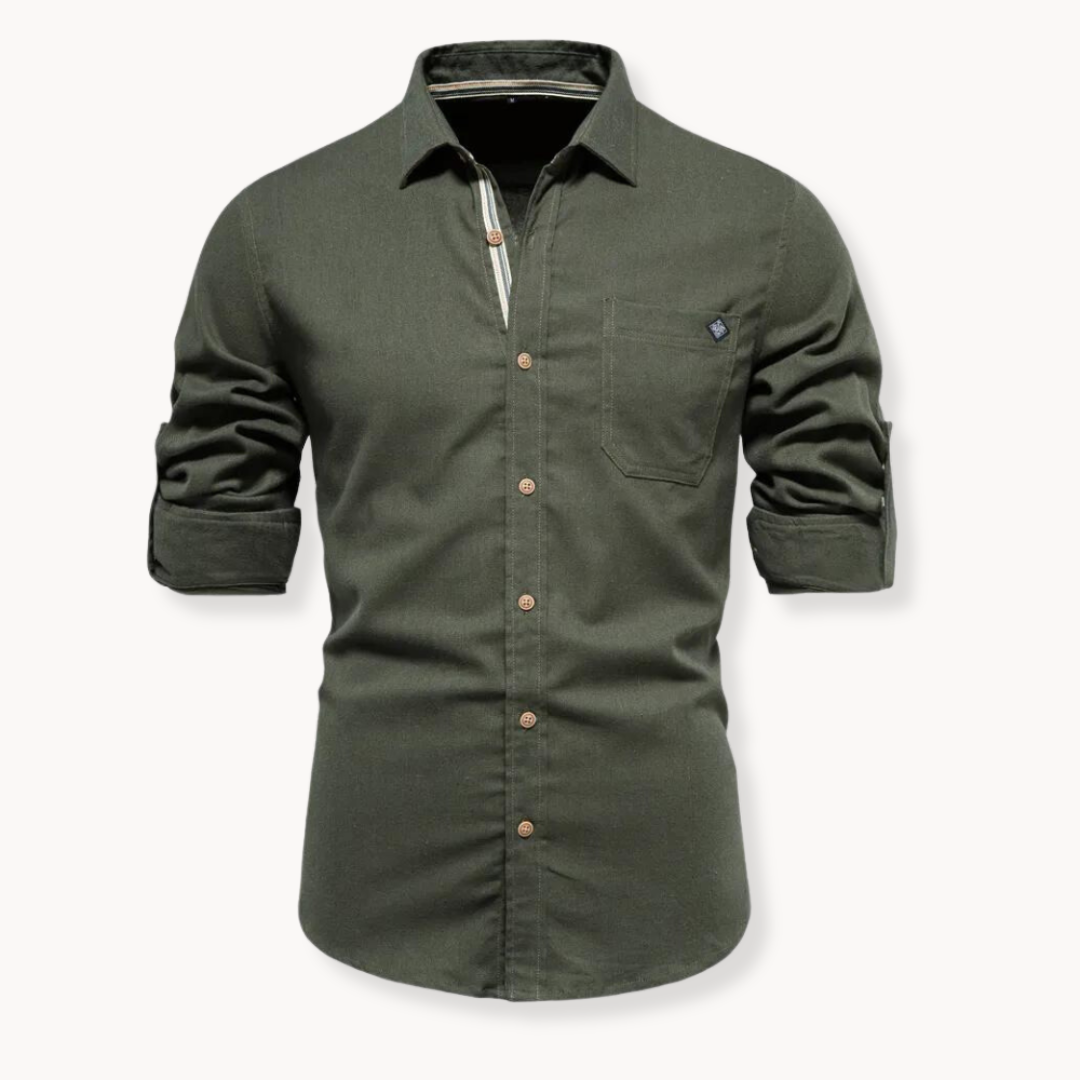 ESSENTIAL - CAMICIA IN COTONE