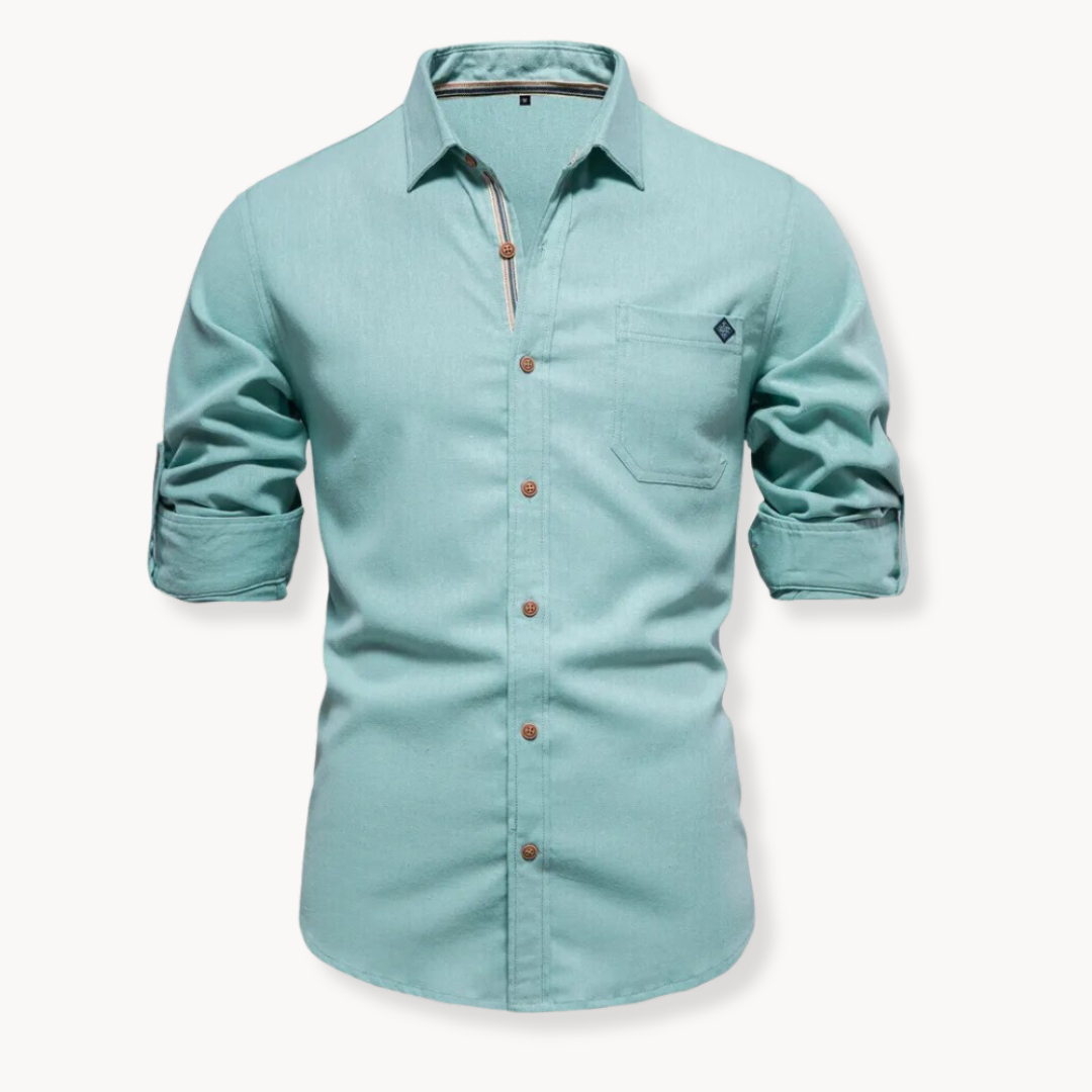 ESSENTIAL - CAMICIA IN COTONE