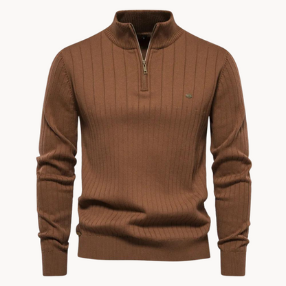 ROSEWOOD - MAGLIONE CON ZIP A QUARTO