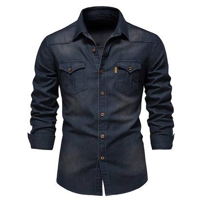 HARDY - CAMICIA WESTERN IN DENIM